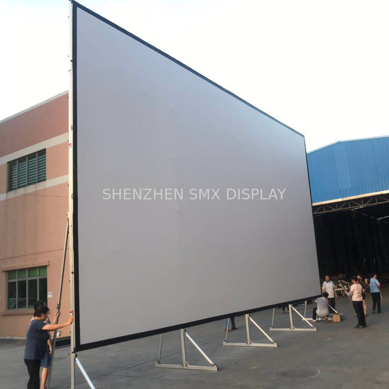 Portable Foldable Large Size Outdoor Fast Folding Projector Projection Screen 200 Inch