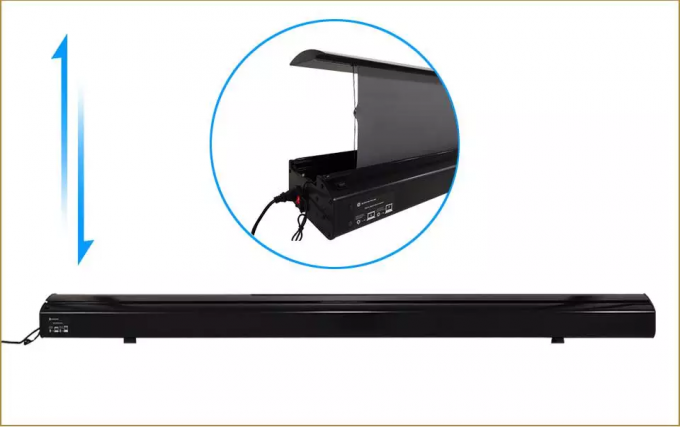Nhà hát 120 Inch UST màn hình chiếu máy chiếu động cơ sàn tăng màn hình chiếu 4k CLR CBSP 9
