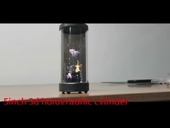 5 inch 3D Hologram Cylinder Màn hình minh bạch Hologram tương tác HoloTube