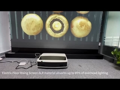16:9 100inch Motorized Floor Rising ALR Projector Screen Cho Máy chiếu Ultra Short Throw