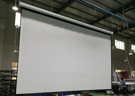 16/9 300 Inch Tab Tensioned Motorized Projection Screen 160 Degree Customized