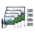 Outdoor Fast Fold Screens 100 " Diagnal With Flexible Front Projection Fabric