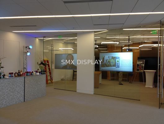 chất lượng Holographic Projection Foil Transparent Rear Projection Screen Film Nhà máy