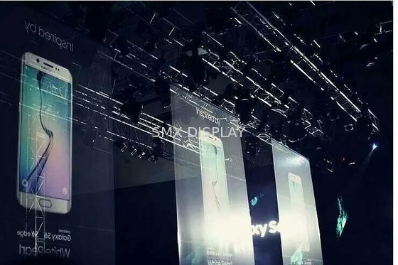 White Net Screen Holographic Projection Screen for Hologram Product Launching