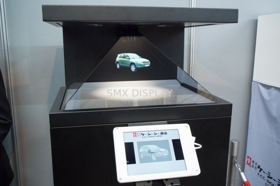 Màn hình hiển thị ba chiều kim tự tháp chiếu 3D Điều khiển từ xa cho quảng cáo