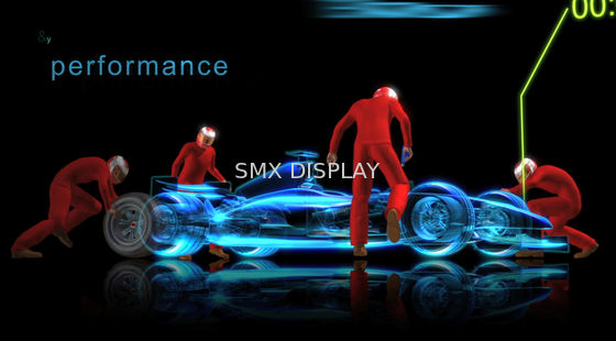 Chất lượng Pepper Ghost Projection Hologram Foil 3D Transparent Holographic Foil Nhà máy