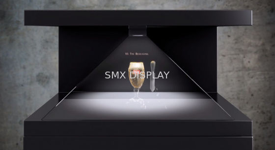 Chất lượng 1080P Holographic Display 3D Pyramid 32'' Holobox For Innovative Advertising Nhà máy