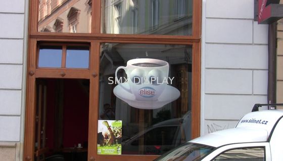 Chất lượng Phim chiếu phía sau trong suốt 100um Phim ảnh ba chiều cho cửa sổ cửa hàng Nhà máy