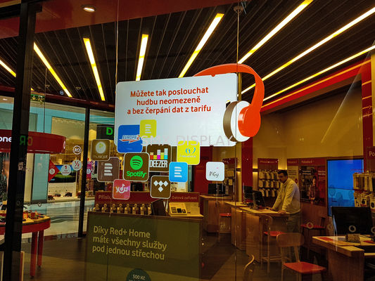 chất lượng Phim tự dính ba chiều trong suốt Phim chiếu phía sau Chiều rộng 1,52m Nhà máy