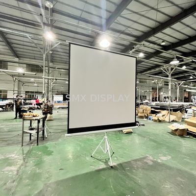 Chất lượng Màn hình máy chiếu chân máy 4: 3 Mặt trước có chân đế 120 inch Trọng lượng nhẹ Nhà máy