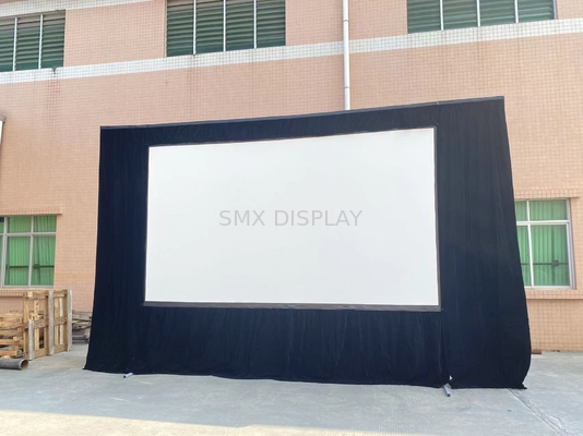 100 inch 465cm dây thừng Màn hình máy chiếu di động chống nhăn