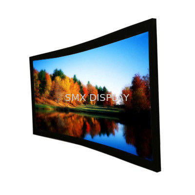 chất lượng Custom Cinema Projection Screen / Curved Projector Screen 92" Nhà máy