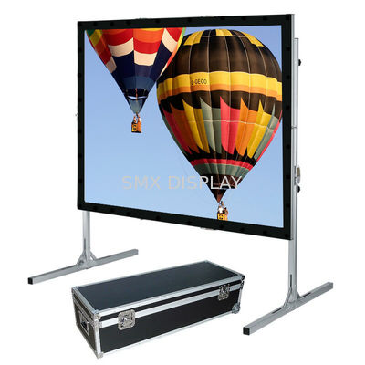 chất lượng Outdoor Folding Roll Up fast fold projection screen For Cinema Nhà máy