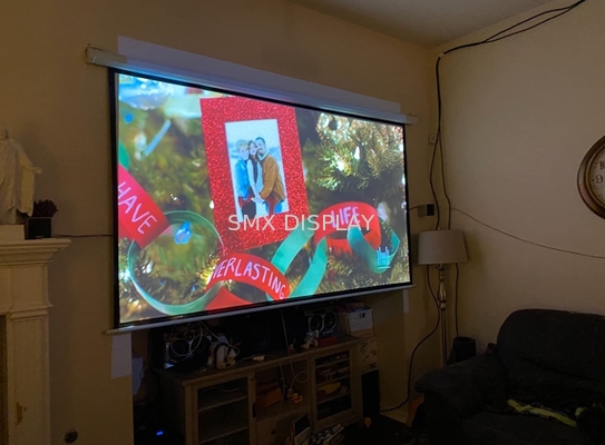 Màn hình chiếu điện HD với điều khiển từ xa cho rạp hát tại nhà