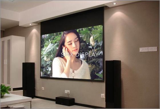chất lượng Ceiling Mount Roll Up Electric 100 inch 16 9 projection screen for Education Nhà máy