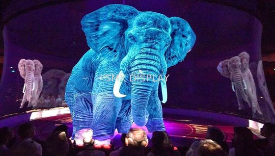 Chất lượng Màn hình ba chiều trong suốt của máy chiếu Chiếu ba chiều Scrim cho chương trình sân khấu Nhà máy