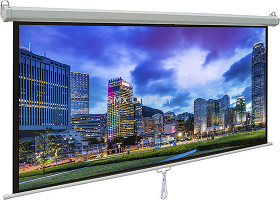 Chất lượng Màn hình chiếu thủ công treo tường 60" - 300" Kích thước tùy chỉnh Nhà máy