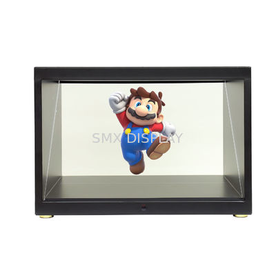 Chất lượng 180 độ Holo Cube 3D Hologram Display Full HD 3D Holographic Showcase Cho Quảng cáo Nhà máy
