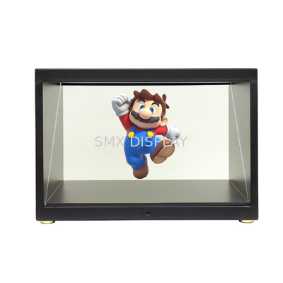 Thiết bị quảng cáo hình kim tự tháp 3D 22 inch với cổng đầu vào HDMI Công nghệ hình ảo