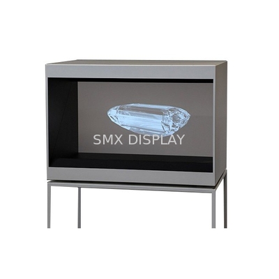 Hộp hiển thị hình ba chiều 42 inch 1 mặt 180 độ Hình ba chiều quảng cáo 3D Kim tự tháp