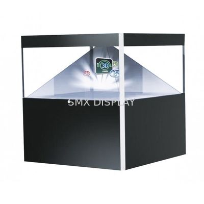 Chất lượng 360 độ Kim tự tháp 3D Hologram Display Showcase / Hologram 3D rõ ràng Kim tự tháp Holobox Watch Glass Nhà máy