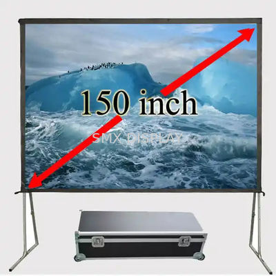 Chất lượng Màn hình chiếu gấp nhanh với kích thước 100 "đến 500" 300 inch cho các dự án lớn Nhà máy
