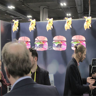 Chất lượng PC nhôm LED Fan 3D Holographic / 3D Hologram chiếu Ith 175 Xem góc Nhà máy