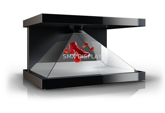 chất lượng 3 Faces Hologram Pyramid Showcase Holographic 3D Display Shopping Mall Nhà máy