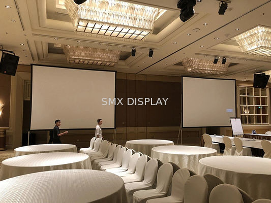chất lượng 16:9 300inch Front&Rear Fast Fold Projection Screen With Dress Kit Cho Nhà chiếu phim ngoài trời Nhà máy