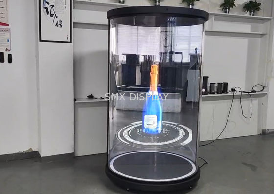 Chất lượng 75 inch màn hình hologram thời gian thực hologram kích thước thực tế 3D Hologram Cylinder Holotube Nhà máy