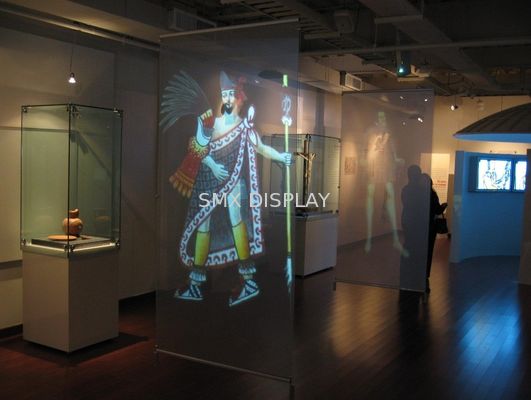 Chất lượng Hologram Advertising clear rear projection film / Double Sided Projection Screen Nhà máy