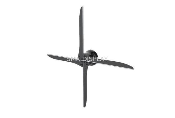 Chất lượng 612 x 612 Độ phân giải hình ảnh ba chiều Hypervsn Player, 4 lưỡi LED hiển thị quảng cáo Nhà máy