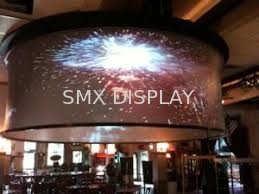 360 độ lớn cong màn hình chiếu tùy chỉnh kích cỡ với đứng