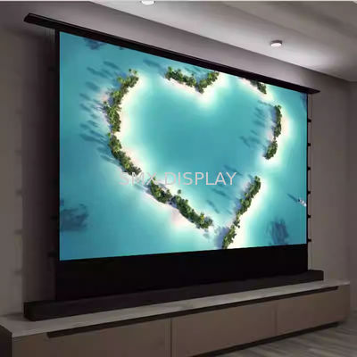 Chất lượng Home Theater 120 Inch UST Projection Screen Đồ chiếu động cơ nâng tầng màn hình ALR CBSP Nhà máy