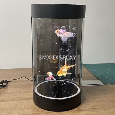 Chất lượng 2025 21,5 inch Nắng mắt 360 màn hình Holographic, High Resolution Hologram Cylinder Nhà máy