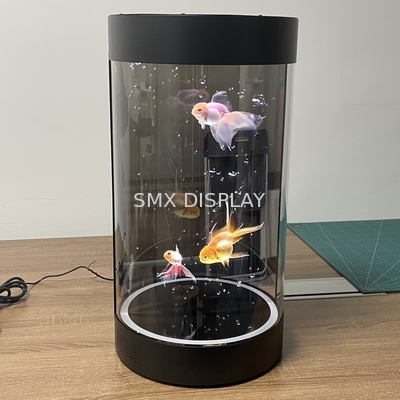 2025 21,5 inch Nắng mắt 360 màn hình Holographic, High Resolution Hologram Cylinder