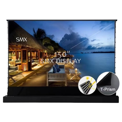 16:9 150 inch 4K HD Động cơ ALR sàn tăng màn hình chiếu cho Long Throw Projector Nhà hát