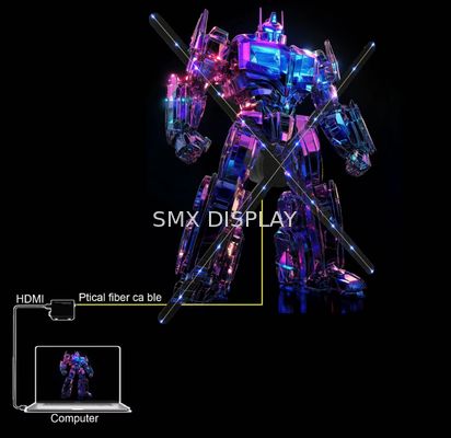 chất lượng Máy chiếu 3D sáng tạo 65cm Quạt Hologram với đầu vào HDMI cho quảng cáo nâng cao Nhà máy