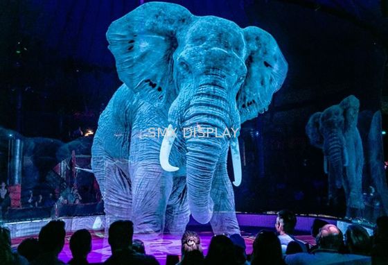 chất lượng 3D Hologram Mesh Screen Holo Gauze Transparent Screen Holographic Projection for Stage Show Nhà máy