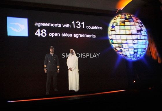 chất lượng Phản chiếu lá Stage 3D Holographic Video chiếu màu trong suốt 95um Độ dày Nhà máy