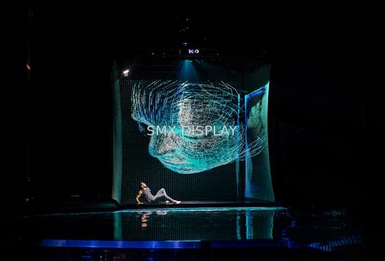 chất lượng Màn hình ba chiều trong suốt trước / sau Hiển thị màn hình chiếu Holoflex Chiều dài 30m Nhà máy