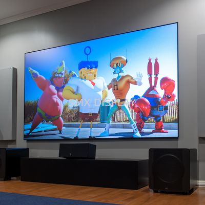 Máy chiếu Zero Edge Khung cố định Màn hình Ambient Light Black Diamond 170 ° Góc nhìn