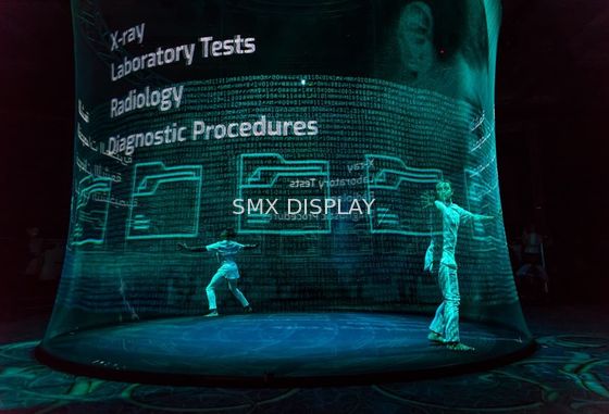 Chất lượng Holoflex Holo Gauze Màn hình chiếu 3D rõ ràng ba chiều Nhà máy