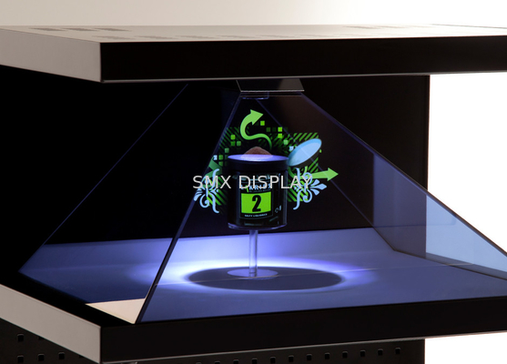 Hình ba chiều 19 "4 bên Xem hình ba chiều dành cho POS, Màn hình Quảng cáo Hologram