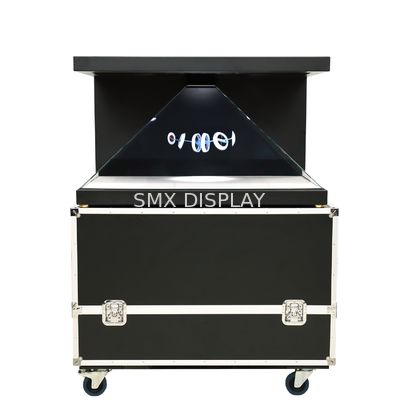 chất lượng 270 độ 22-32 inch Holographic Box Showcase hấp dẫn 3D Holographic Projection Pyramid Nhà máy