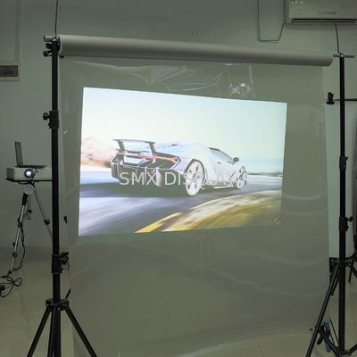 Chất lượng Gray Rear Projection Film / 3D Holo Display With Self Adhesive Layer 100 Thickness Nhà máy