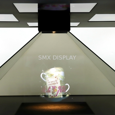 Màn hình ba chiều kim tự tháp ánh sáng LED Quảng cáo cổng USB 165x165x82 Cm