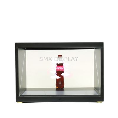 22 inch 1 bên 180 độ hình ba chiều kim tự tháp hiển thị Vitrine 3D Holo Box Holographic quảng cáo Player