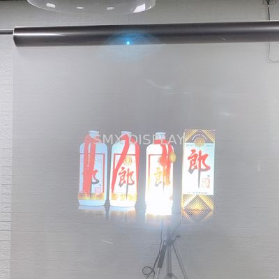 Chất lượng Transparent projection film Holographic Projection System for Window Shop Display Nhà máy