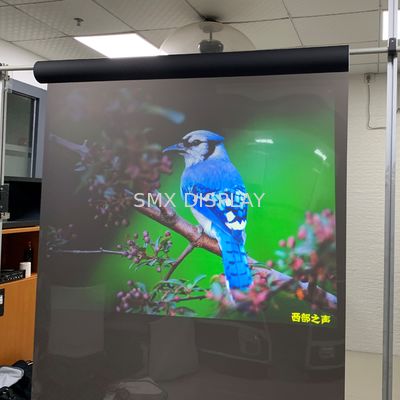 chất lượng Transparent Touch holographic rear projection film Vinyl Fabric Lamination Nhà máy
